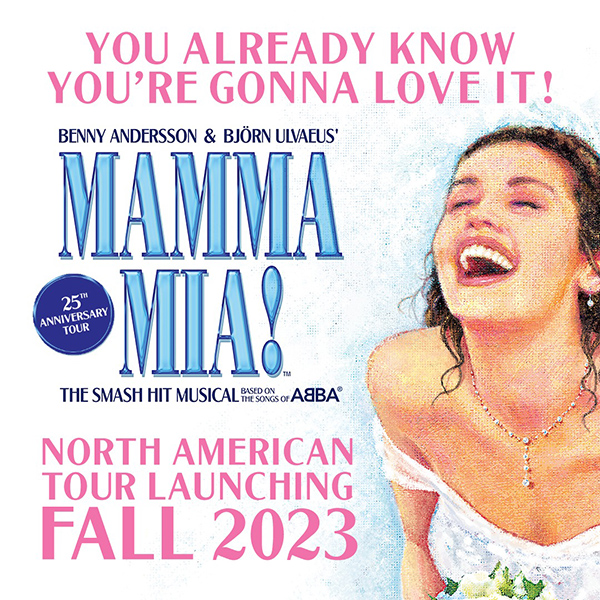 MAMMA MIA! 25th Anniversary North American Tour artwork