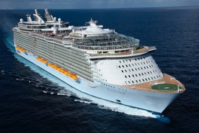 Royal Caribbean International® cruise ship on the ocean