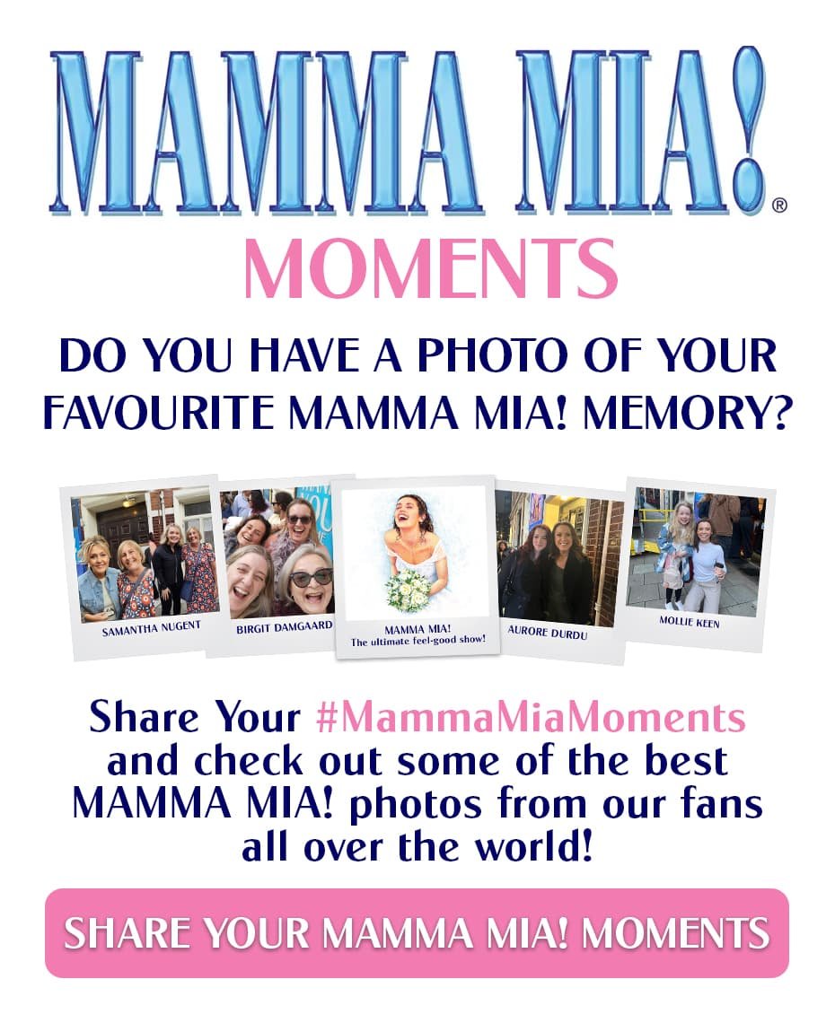 MAMMA MIA! Moments promotional poster