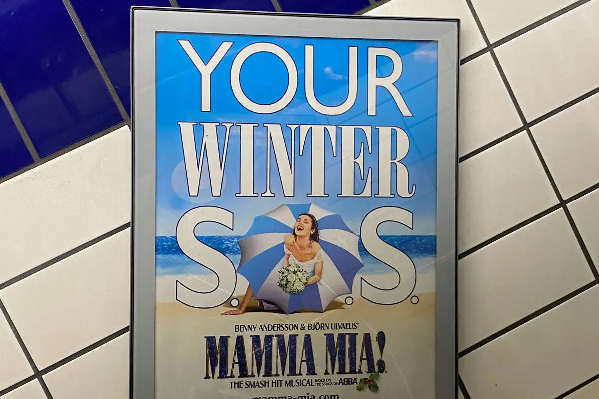 Have you seen our new MAMMA MIA! Winter Artwork in London?