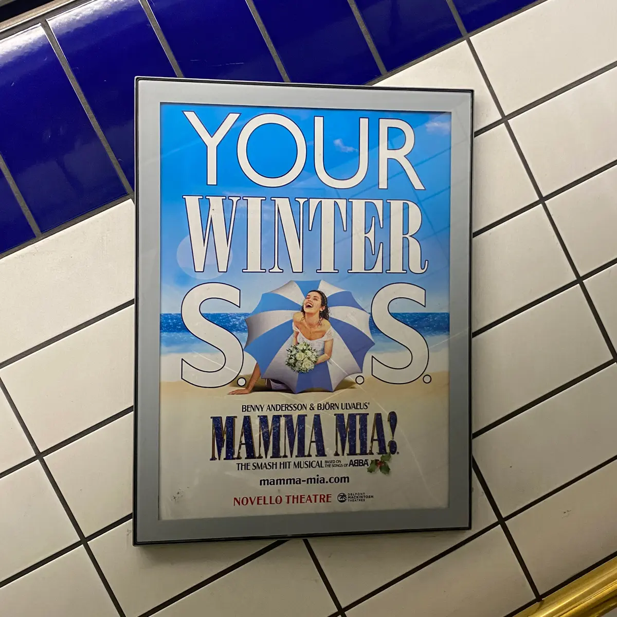 Have you seen our new MAMMA MIA! Winter Artwork in London?