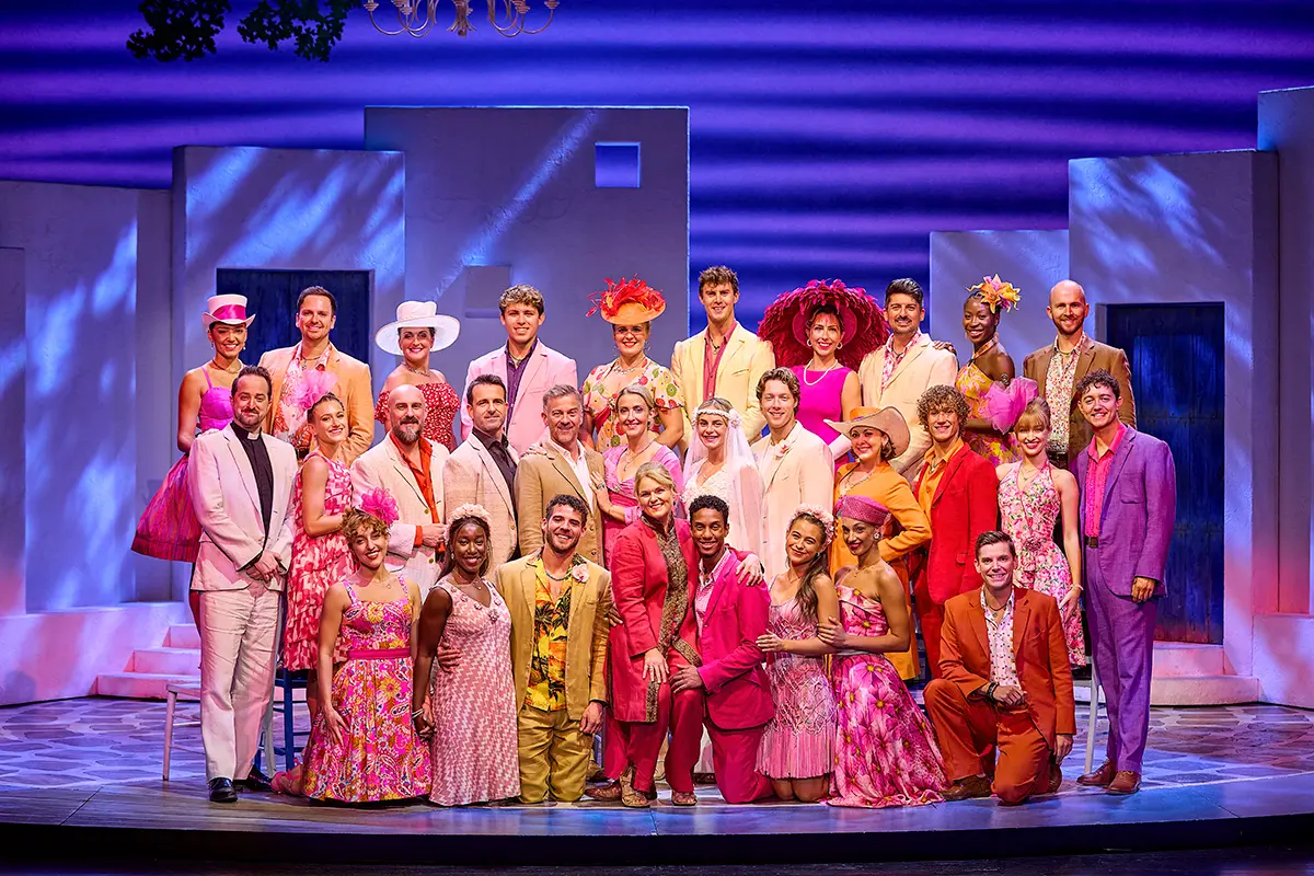 MAMMA MIA! UK & International Tour 2024 - 2025 cast. Photography by Brinkhoff/Mögenburg