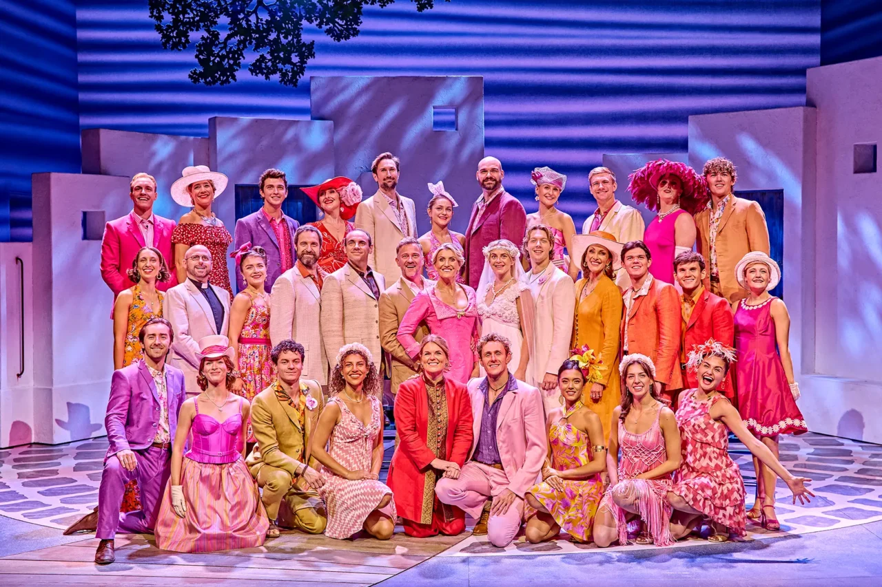 MAMMA MIA! London 2025 - 2026 cast. Photography by Brinkhoff/Mögenburg