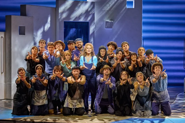 MAMMA MIA! UK Tour 2025 - 2026 cast. Photography by Brinkhoff/Mögenburg