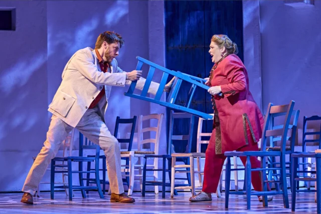 MAMMA MIA! UK Tour 2025 - 2026 cast. Photography by Brinkhoff/Mögenburg