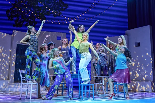 MAMMA MIA! UK Tour 2025 - 2026 cast. Photography by Brinkhoff/Mögenburg