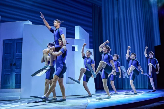 MAMMA MIA! UK Tour 2025 - 2026 cast. Photography by Brinkhoff/Mögenburg