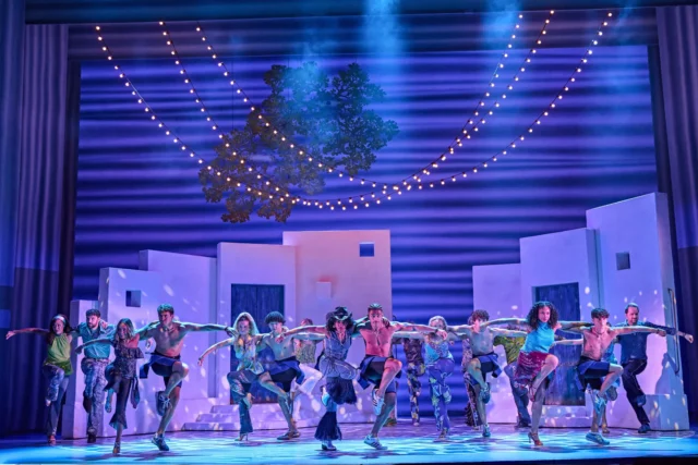 MAMMA MIA! UK Tour 2025 - 2026 cast. Photography by Brinkhoff/Mögenburg