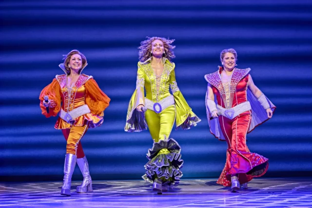 MAMMA MIA! UK Tour 2025 - 2026 cast. Photography by Brinkhoff/Mögenburg