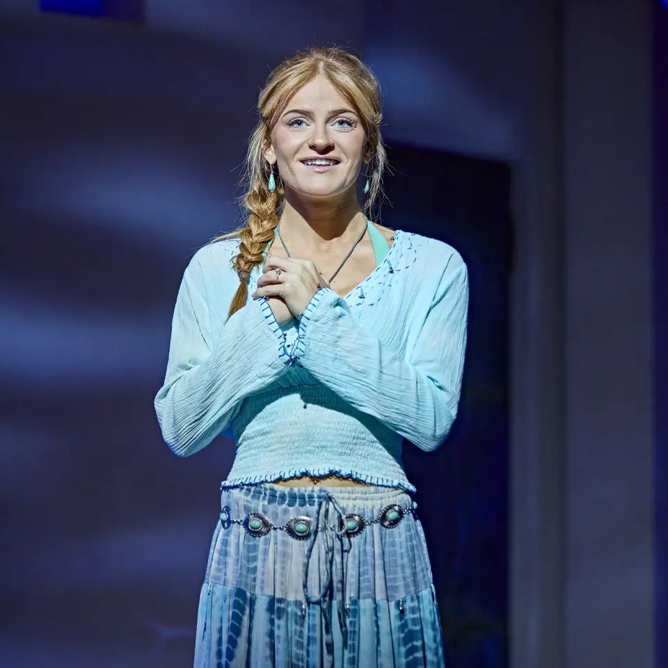 MAMMA MIA! UK Tour 2025 - 2026 cast. Photography by Brinkhoff/Mögenburg