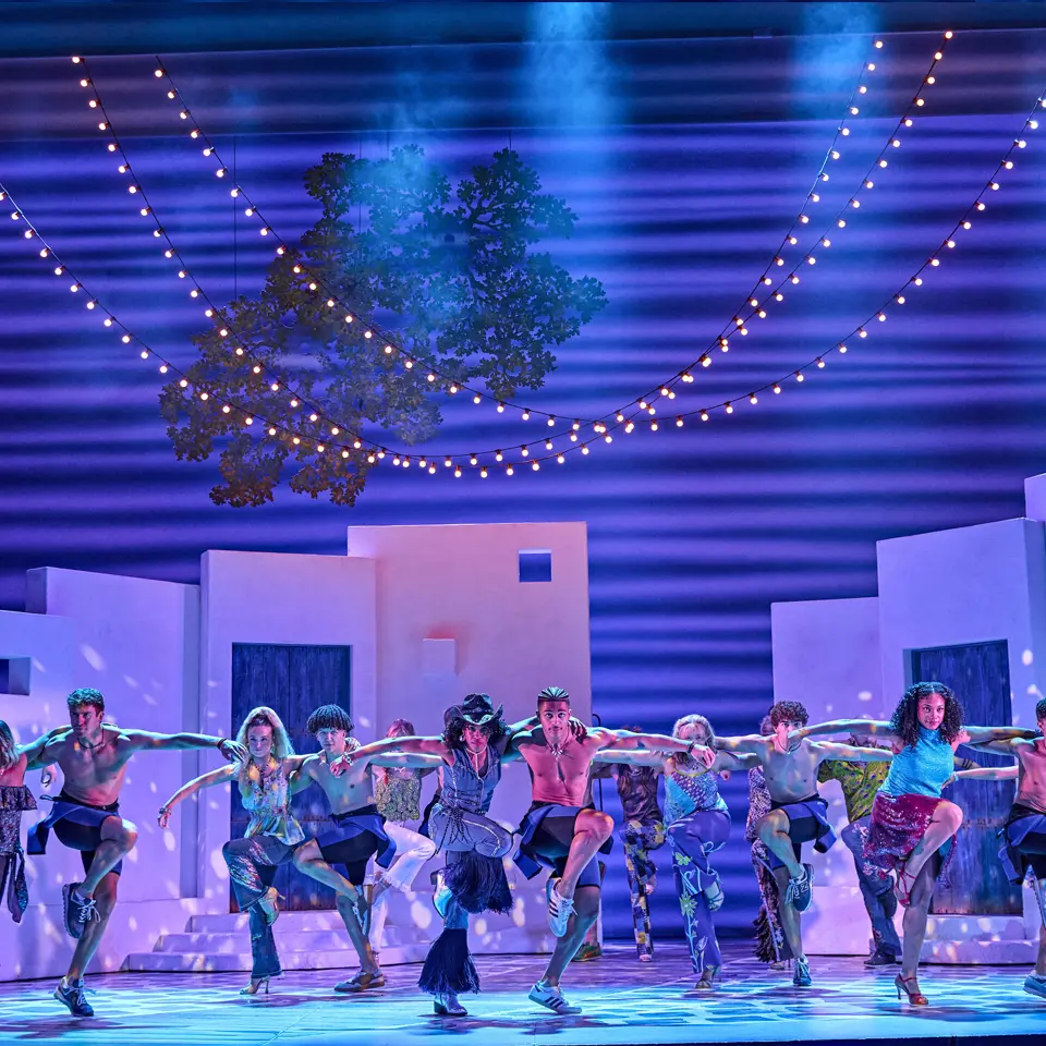 MAMMA MIA! UK Tour 2025 - 2026 cast. Photography by Brinkhoff/Mögenburg