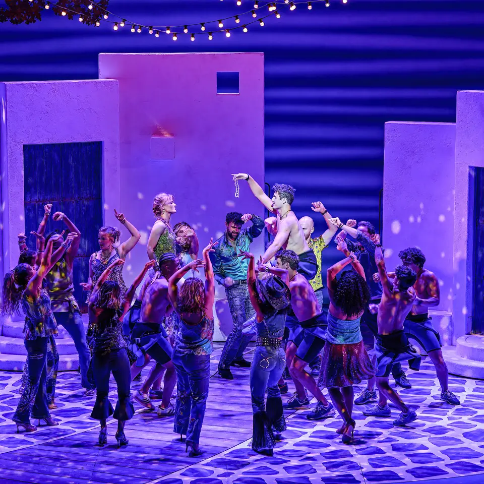 MAMMA MIA! UK Tour 2025 - 2026 cast. Photography by Brinkhoff/Mögenburg