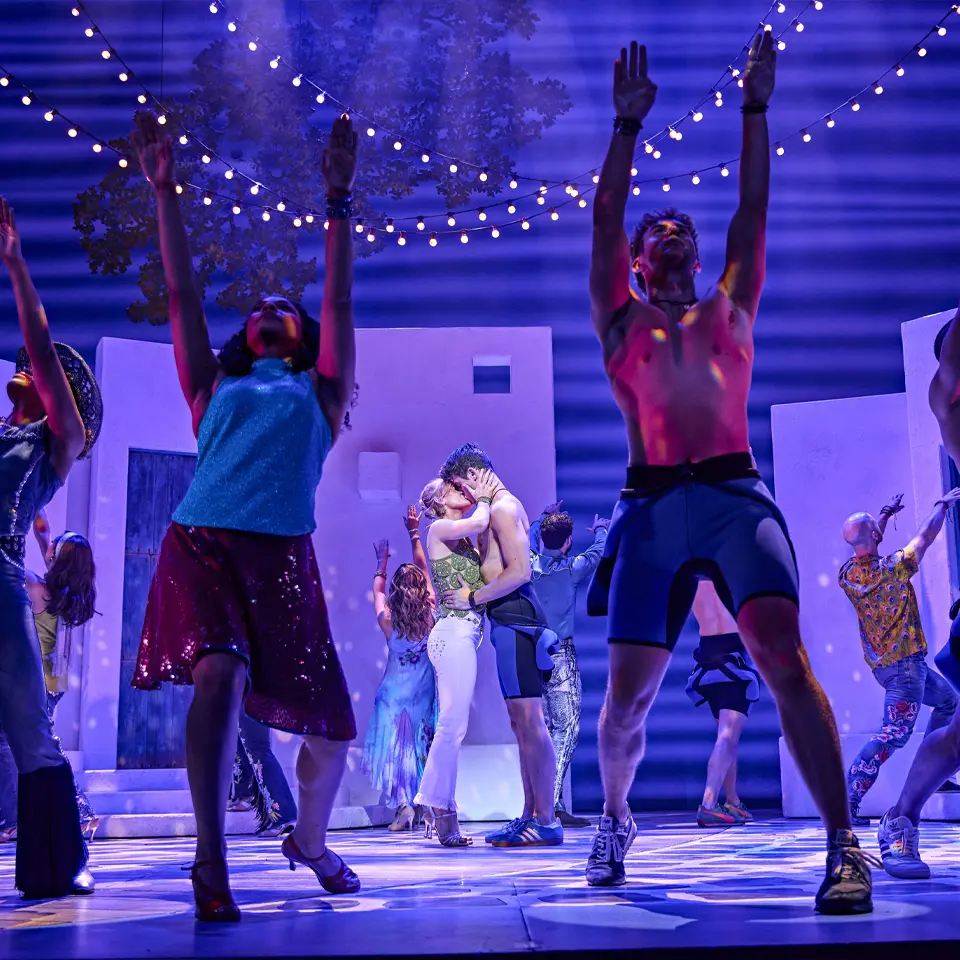 MAMMA MIA! UK Tour 2025 - 2026 cast. Photography by Brinkhoff/Mögenburg