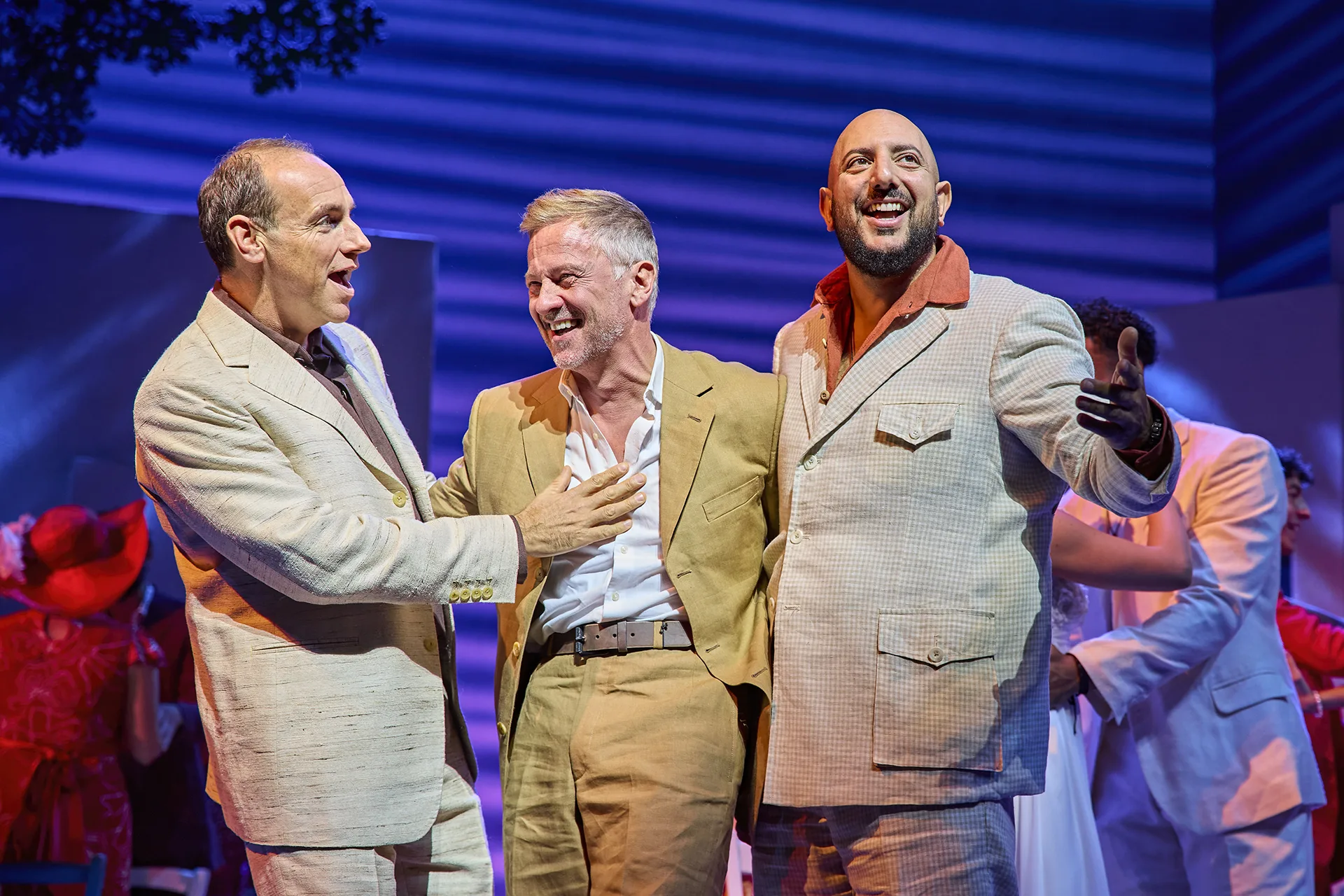 MAMMA MIA! London 2026 - 2027 cast. Photography by Brinkhoff/Mögenburg