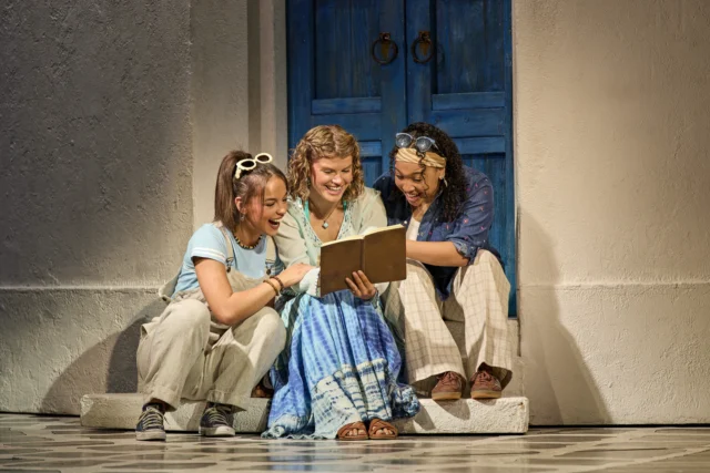 MAMMA MIA! UK Tour 2026 - 2027 cast. Photography by Brinkhoff/Mögenburg