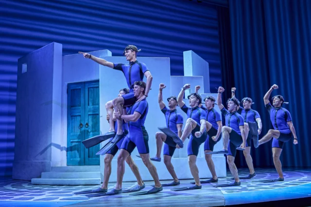 MAMMA MIA! UK Tour 2026 - 2027 cast. Photography by Brinkhoff/Mögenburg