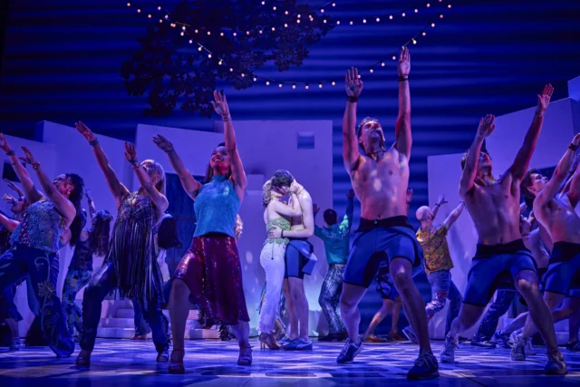 MAMMA MIA! UK Tour 2026 - 2027 cast. Photography by Brinkhoff/Mögenburg