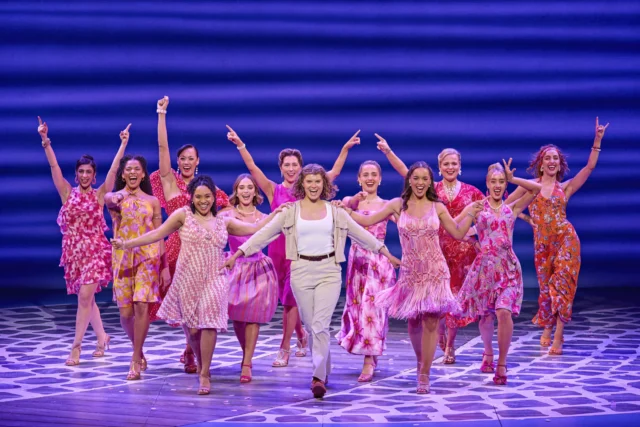 MAMMA MIA! UK Tour 2026 - 2027 cast. Photography by Brinkhoff/Mögenburg